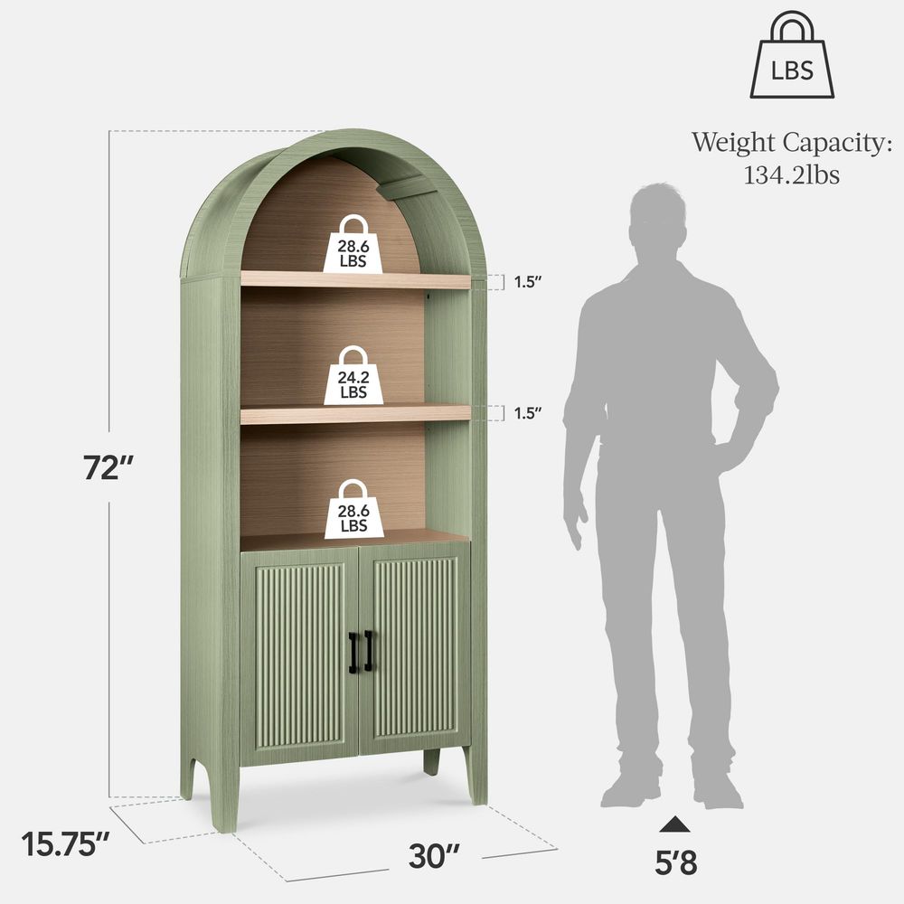 71 Tall Arched Kitchen Pantry, - Storage & Organization ulasan dan harga