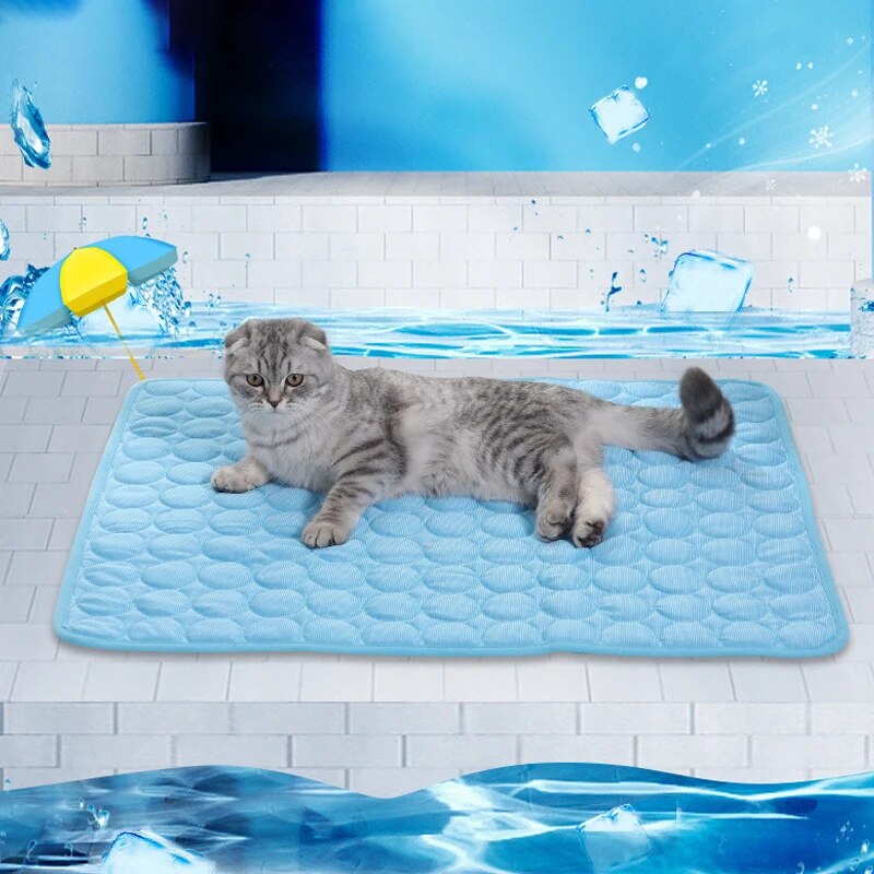 Pet Ice Mats Summer Cat Dog So - Cooling Blanket Hot Sleepers ulasan dan harga