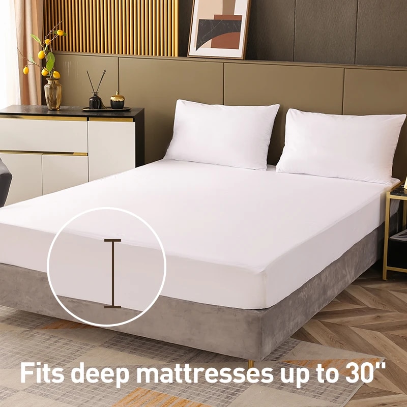 Waterproof Mattress Protector, - Waterproof Mattress Protector Breathable ulasan dan harga