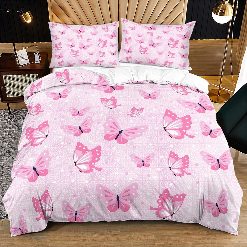 Butterfly Duvet Cover Set Aest - Aesthetic Floral Duvet Cover ulasan dan harga