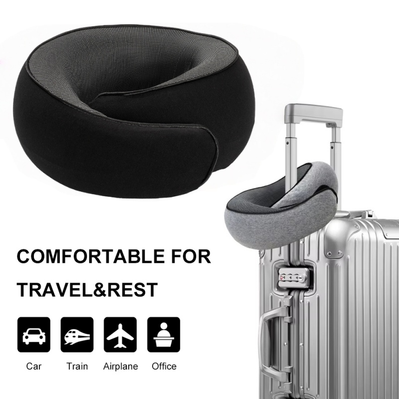 Portable U-shaped Travel Pillo - Anti Snore Contour Pillow ulasan dan harga