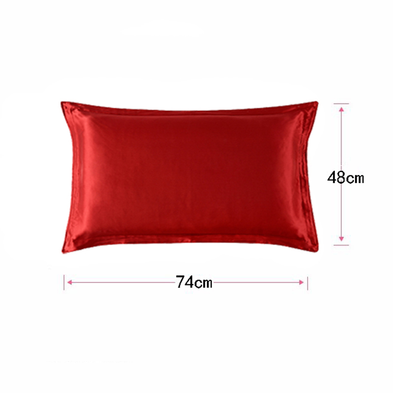 48x74cm Pillowcase Patchwork S - Satin Silk Pillowcase Hair Skin ulasan dan harga